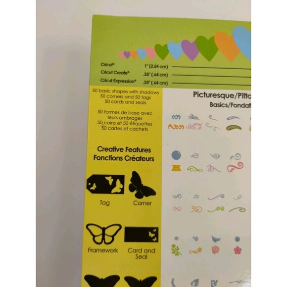 Cricut Picturesque Shapes Cartridge Provo Craft 2009 - Picture 13 of 16